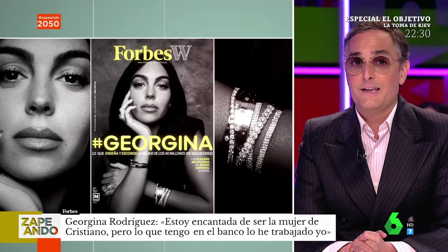 Josie analiza la espectacular portada de Georgina Rodríguez en 'Forbes': "Se está forrando, es una empresa con patas" Josie analiza la espectacular portada de Georgina Rodríguez en 'Forbes': "Se está forrando, es una empresa con patas"