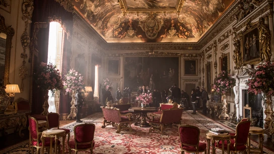 La escenografía y ambientación es fundamental en una serie de época como 'The Crown'. La escenografía y ambientación es fundamental en una serie de época como 'The Crown'.