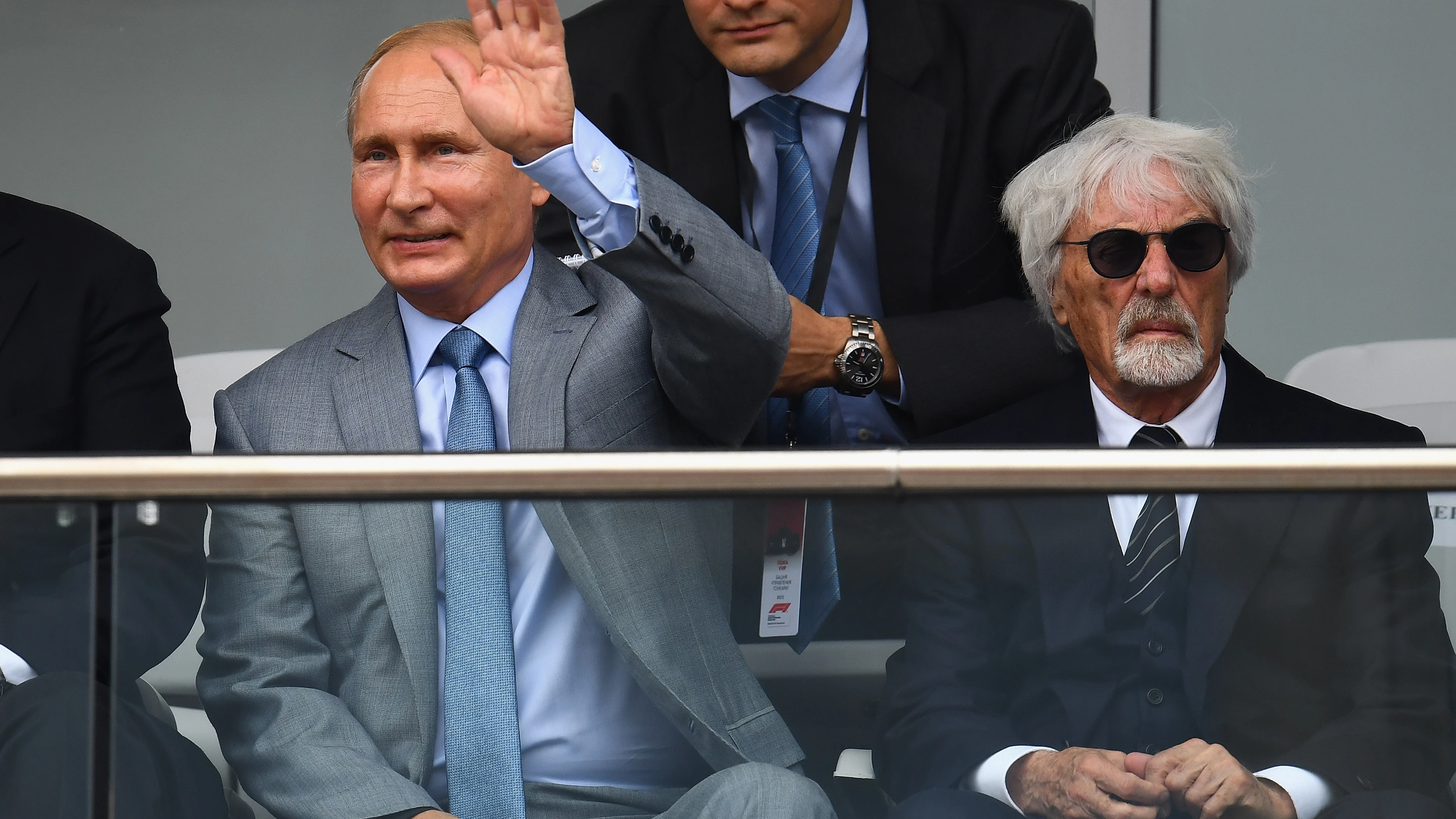 Vladimir Putin y Bernie Eccleston