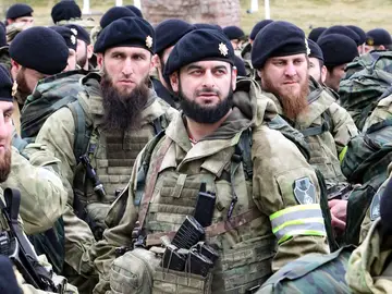 Soldados chechenos