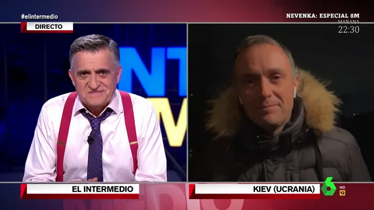 Wyoming bromea con Mikel Ayestaran durante su conexión desde Ucrania: "Te veo muy afeitadito" Wyoming bromea con Mikel Ayestaran durante su conexión desde Ucrania: "Te veo muy afeitadito"