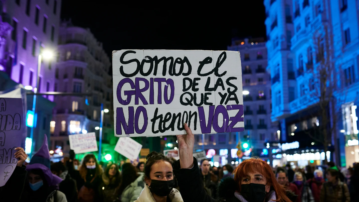 Imagen de una de las manifestaciones del 8M en Madrid Imagen de una de las manifestaciones del 8M en Madrid