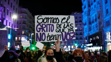 Imagen de una de las manifestaciones del 8M en Madrid