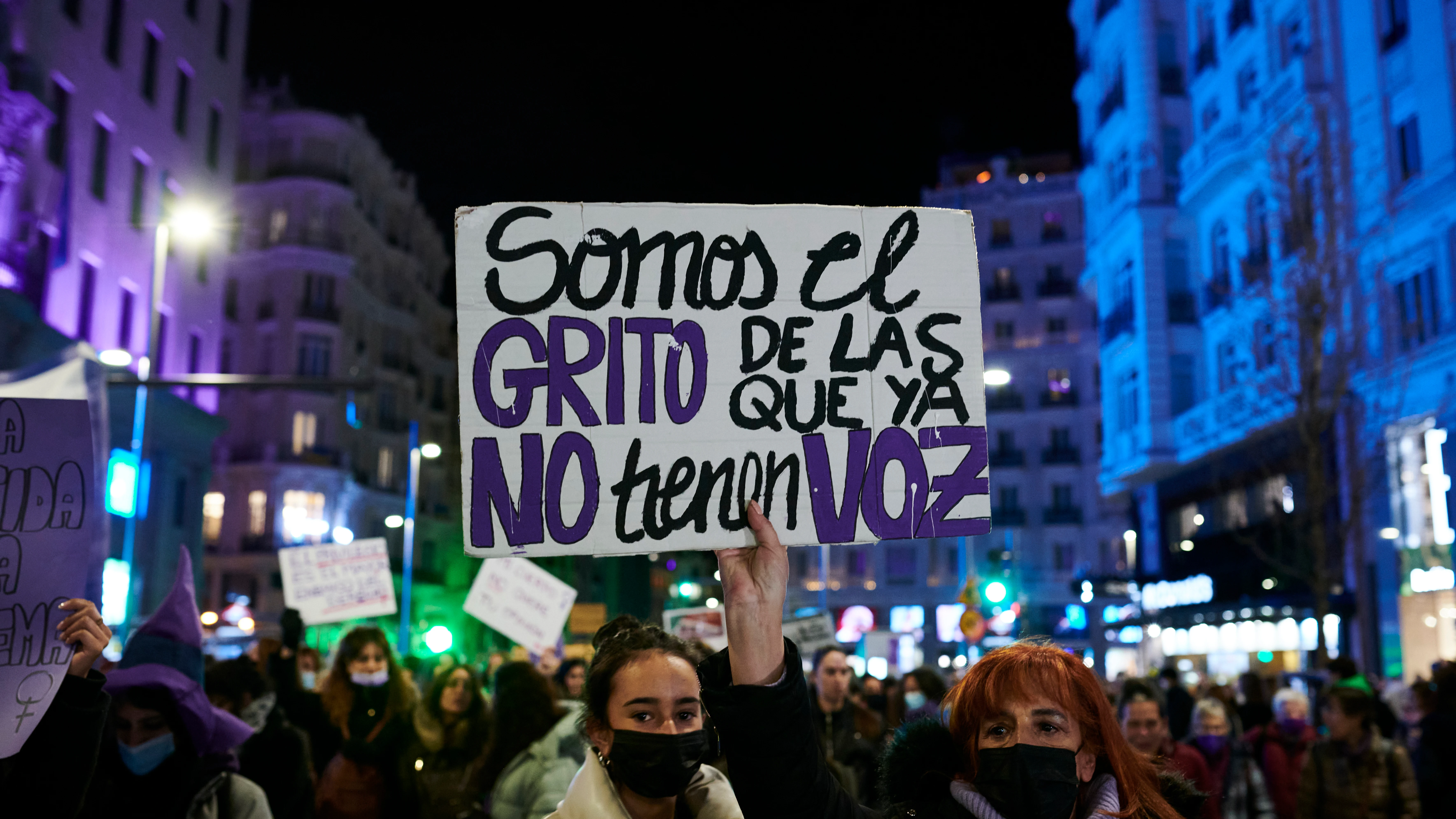 Imagen de una de las manifestaciones del 8M en Madrid