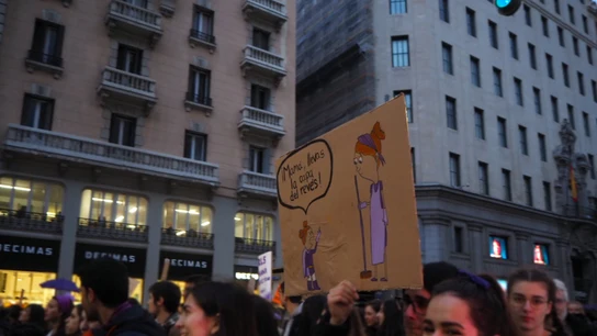 Manifestación 8M en Madrid, 2020 Día de la Mujer