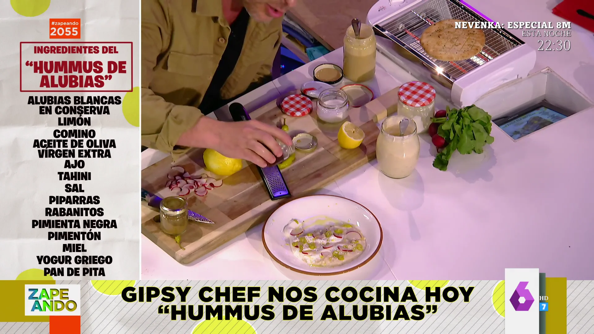 La receta de Gipsy Chef de hummus de alubias: sabroso, saludable y fácil