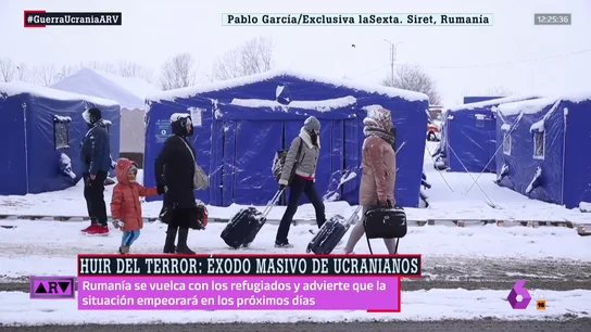 Exclusiva laSexta | Las imágenes de los refugiados llegando a Siret en plena nevada y con temperaturas gélidas Huir del terror