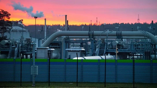 Planta de procesamiento de gas natural ruso en Lubmin, Alemania Planta de procesamiento de gas natural ruso en Lubmin, Alemania