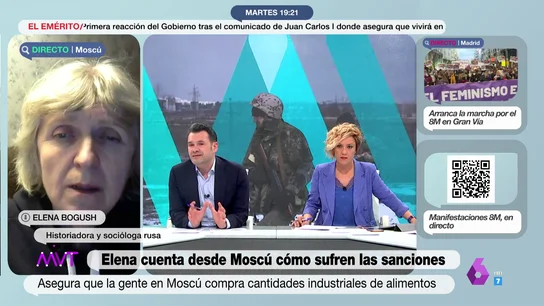 Habla una ciudadana rusa: "La gente está envenenada, solo saben que estamos atacando a los nazis" Habla una ciudadana rusa: "La gente está envenenada, solo saben que estamos atacando a los nazis"