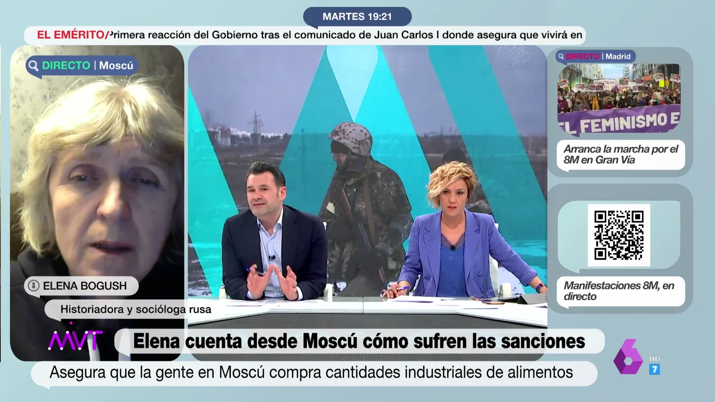Habla una ciudadana rusa: "La gente está envenenada, solo saben que estamos atacando a los nazis" Habla una ciudadana rusa: "La gente está envenenada, solo saben que estamos atacando a los nazis"