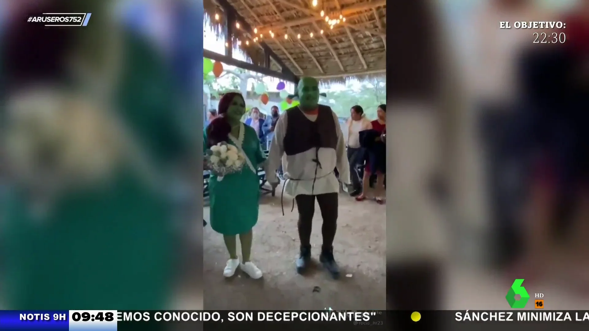 Boda temática Shrek