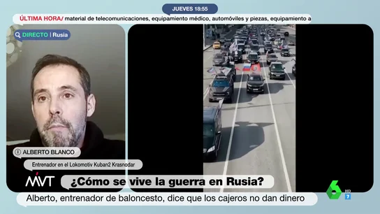 Un español describe la actitud de los jóvenes rusos ante la invasión de Ucrania: "No hay ningún interés en saber lo que pasa" Un español describe la actitud de los jóvenes rusos ante la invasión de Ucrania: "No hay ningún interés en saber lo que pasa"