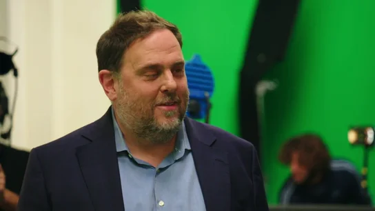 La llegada de Oriol Junqueras al plató de Encuentros Inesperados: "Es la primera vez que vengo a Madrid desde que salí de la cárcel" La llegada de Oriol Junqueras al plató de Encuentros Inesperados: "Es la primera vez que vengo a Madrid desde que salí de la cárcel"