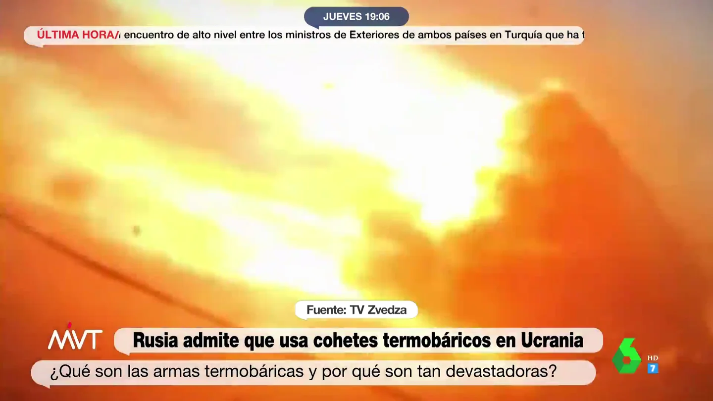 Las devastadoras consecuencias de una bomba termobárica: "Puede vaporizar a una persona, hacerla desaparecer por completo" Las devastadoras consecuencias de una bomba termobárica: "Puede vaporizar a una persona, hacerla desaparecer por completo"
