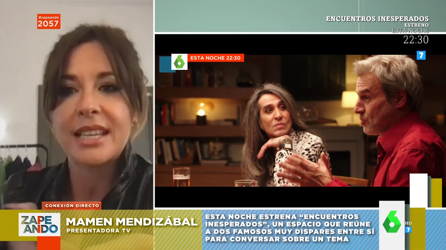 Mamen Mendizábal desvela nuevos 'encuentros inesperados': "Hemos juntado a Toni Cantó, Mariló Montero, James Rhodes y Josep Pedrerol" Mamen Mendizábal desvela nuevos 'encuentros inesperados': "Hemos juntado a Toni Cantó, Mariló Montero, James Rhodes y Josep Pedrerol"