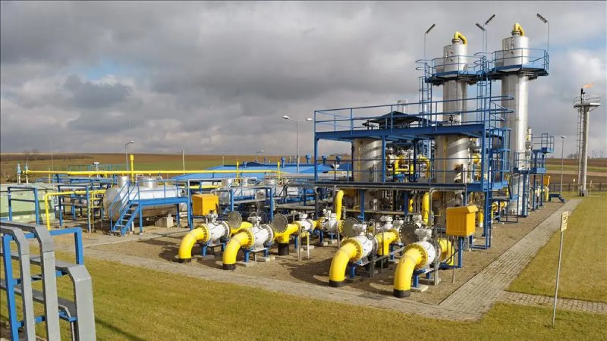 Imagen del gasoducto Medgaz que transporta gas desde Argelia hasta España