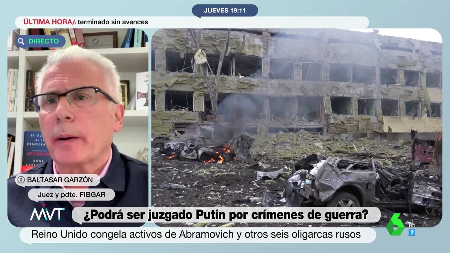 ¿Podría ser juzgado Putin por crímenes de guerra? El juez Baltasar Garzón da las claves ¿Podría ser juzgado Putin por crímenes de guerra? El juez Baltasar Garzón da las claves