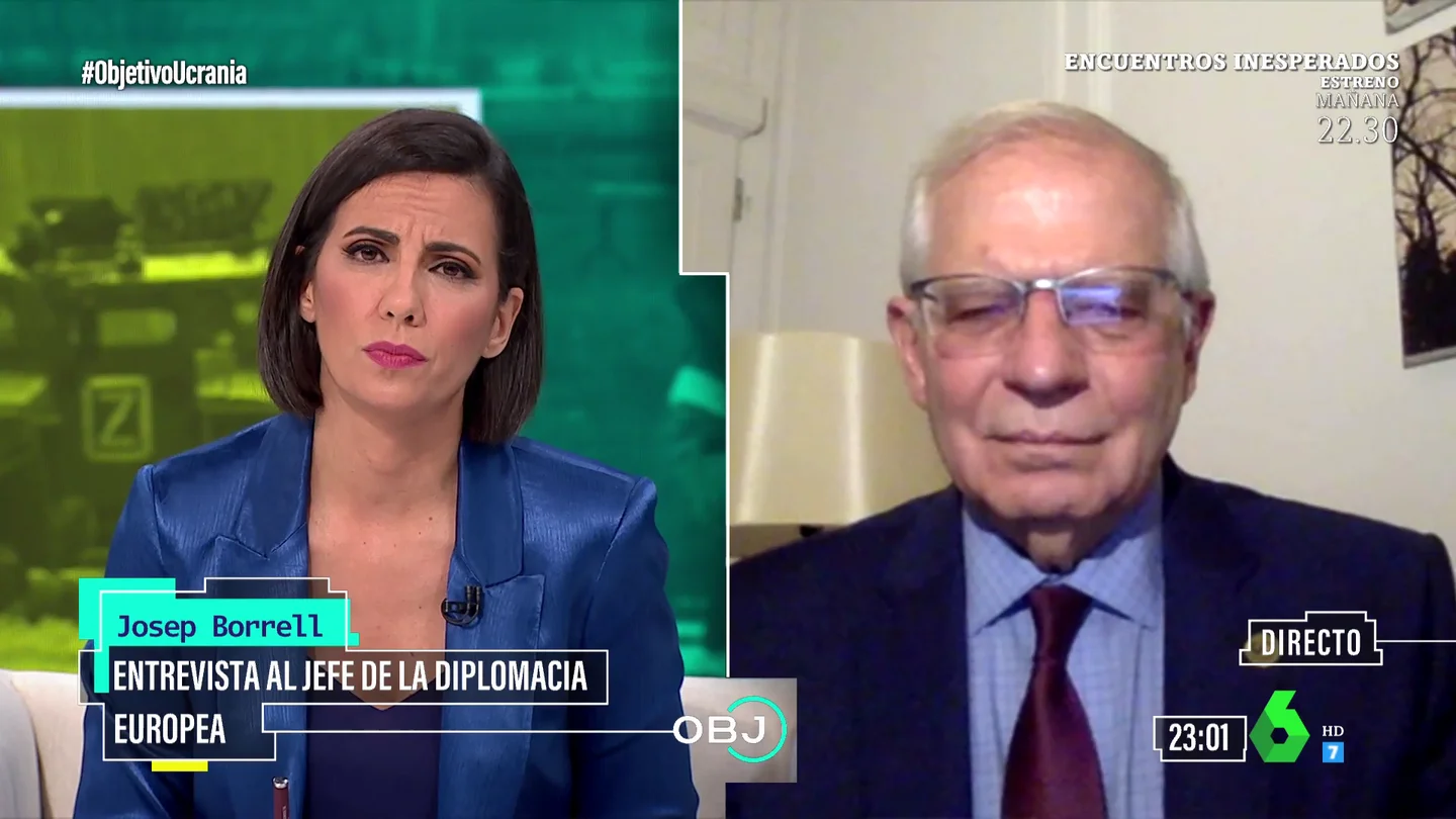 Vuelve a ver la entrevista completa de Ana Pastor a Josep Borrell en El Objetivo en laSexta Vuelve a ver la entrevista completa de Ana Pastor a Josep Borrell en El Objetivo en laSexta