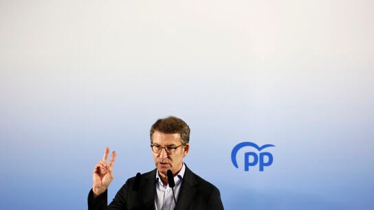 El presidente de la Xunta de Galicia y aspirante a liderar el PP, Alberto N&uacute;&ntilde;ez Feij&oacute;o.