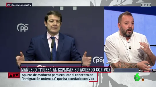 "La inmigración ordenada es un concepto nazi": el análisis de Antonio Maestre sobre el pacto PP-Vox "La inmigración ordenada es un concepto nazi": el análisis de Antonio Maestre sobre el pacto PP-Vox