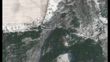 Imágenes de satélite muestran la dispersión del convoy militar ruso