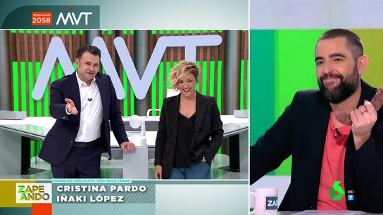 "Te tiraría de la longaniza": el inesperado comentario de Iñaki López a Dani Mateo en directo "Te tiraría de la longaniza": el inesperado comentario de Iñaki López a Dani Mateo en directo
