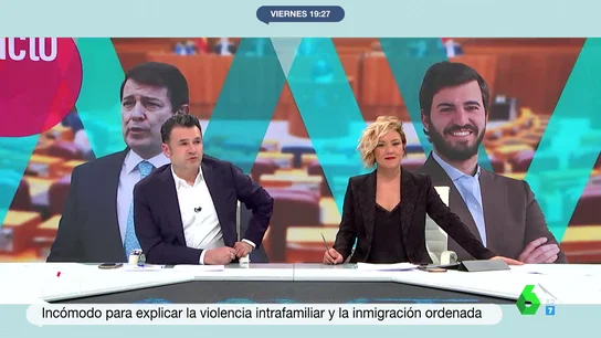 El ingenioso comentario de Iñaki López tras los titubeos de Mañueco al hablar de su pacto con Vox El ingenioso comentario de Iñaki López tras los titubeos de Mañueco al hablar de su pacto con Vox