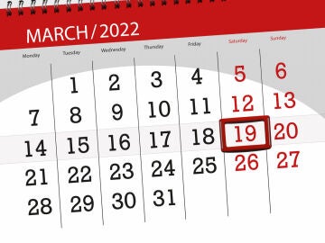 Calendario Laboral 19 marzo