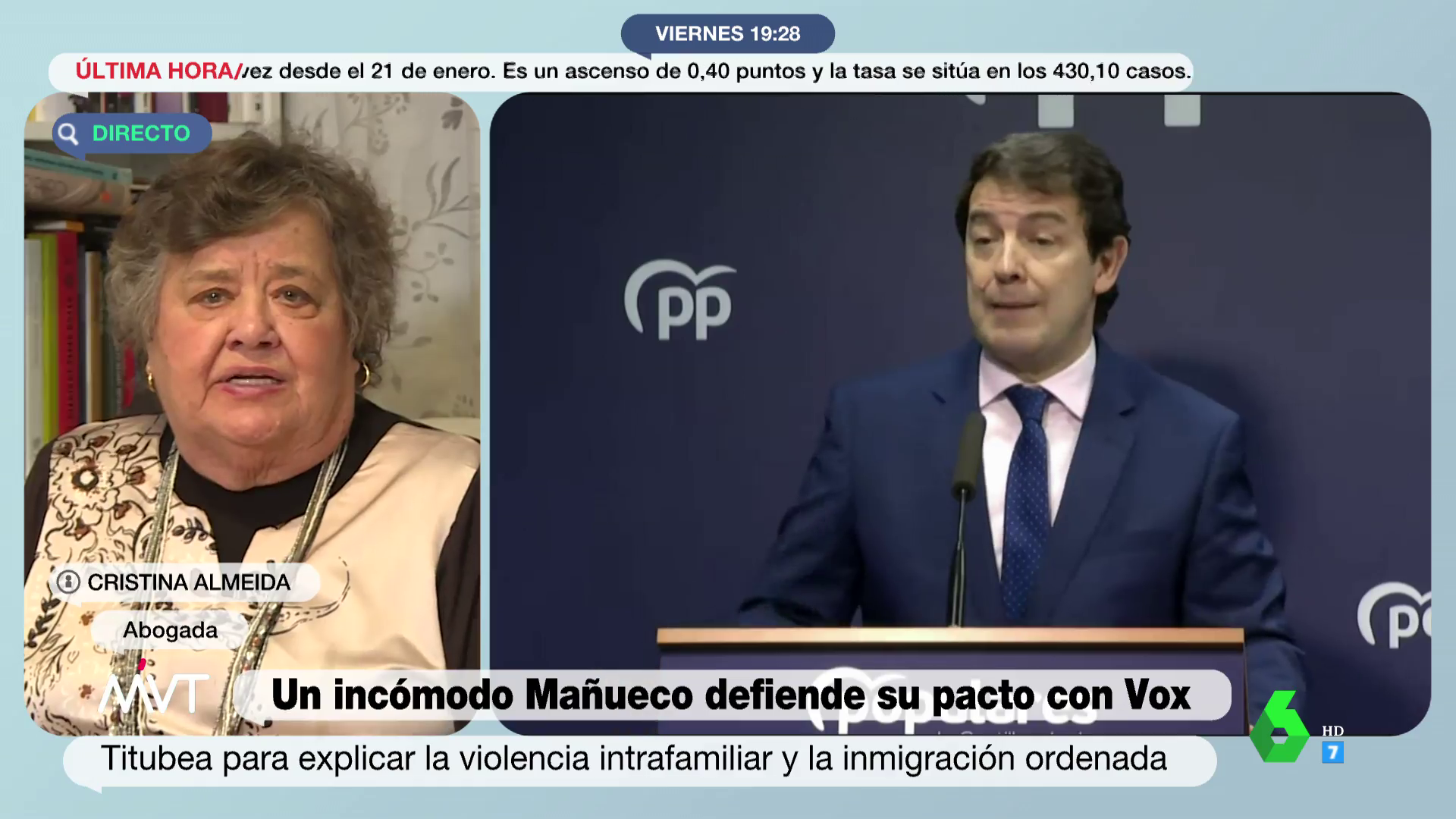 La lección de Cristina Almeida tras el pacto de Mañueco con Vox: 