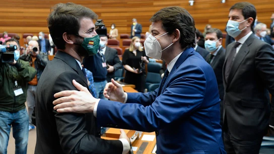 "Esa violencia que usted menciona": así se refiere Mañueco a la violencia machista tras pactar con Vox para gobernar Castilla y León "Esa violencia que usted menciona": así se refiere Mañueco a la violencia machista tras pactar con Vox para gobernar Castilla y León