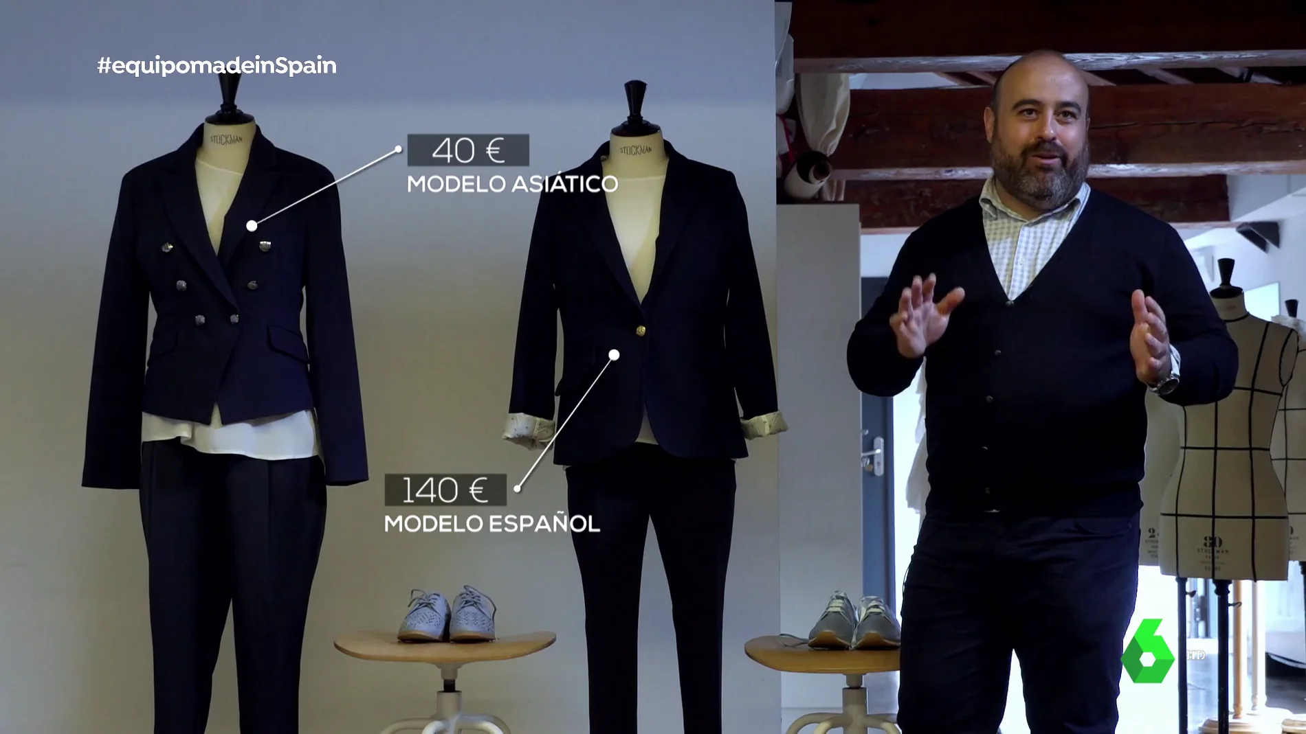 Un diseñador las diferencias entre las prendas españolas y las fabricadas en Asia: "Es cuestión