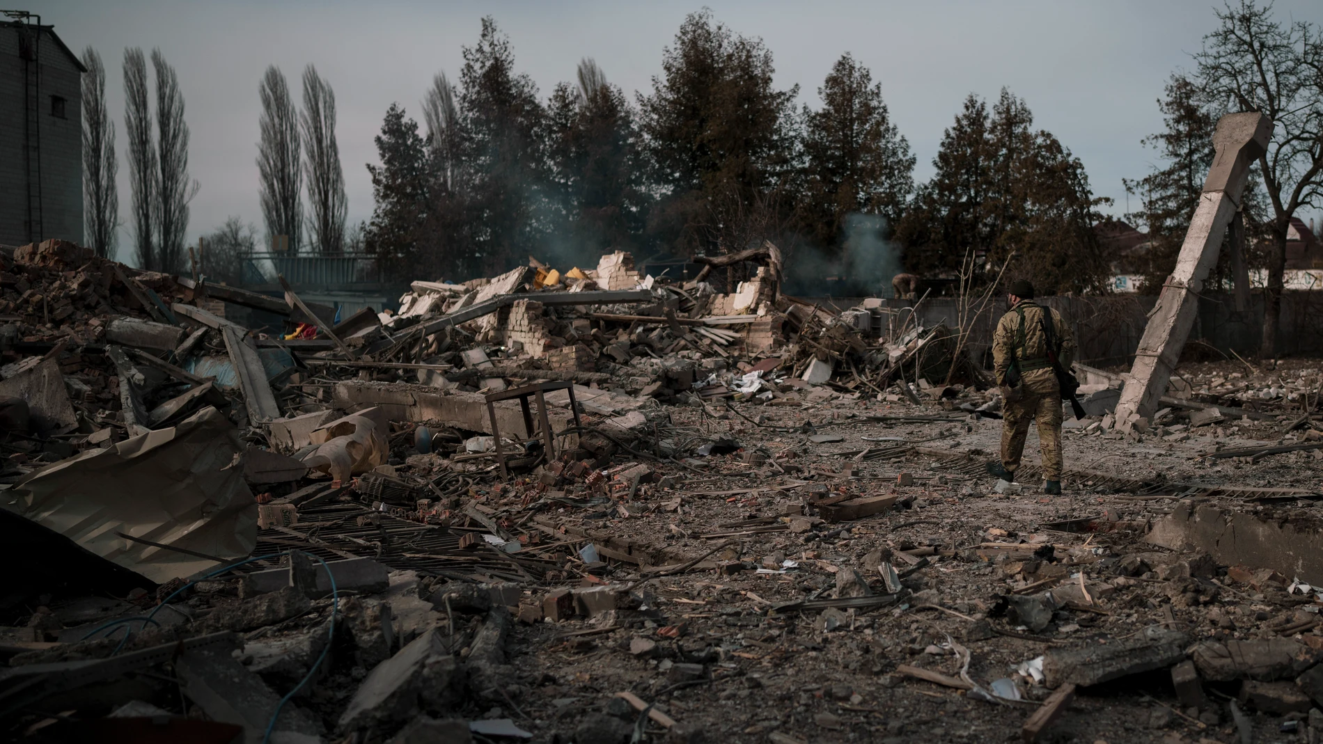 Baryshivka (Ucrania), arrasada por los ataques rusos