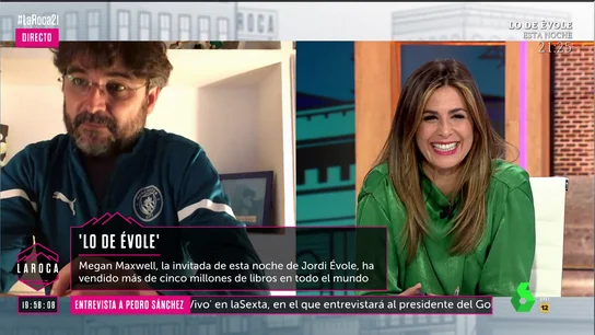 Megan Maxwell y su enseñanza a Jordi Évole: "Hablamos de juguetes eróticos que no conocía" Megan Maxwell y su enseñanza a Jordi Évole: "Hablamos de juguetes eróticos que no conocía"