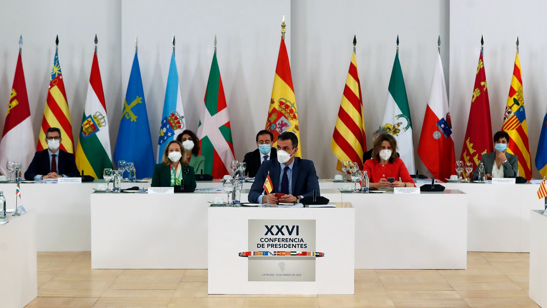 Pedro Sánchez preside en La Palma la XXVI Conferencia de Presidentes autonómicos