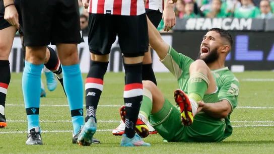 Fekir, en el suelo Fekir, en el suelo