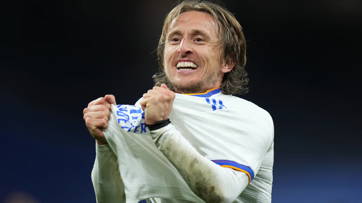 Luka Modric, con el Real Madrid