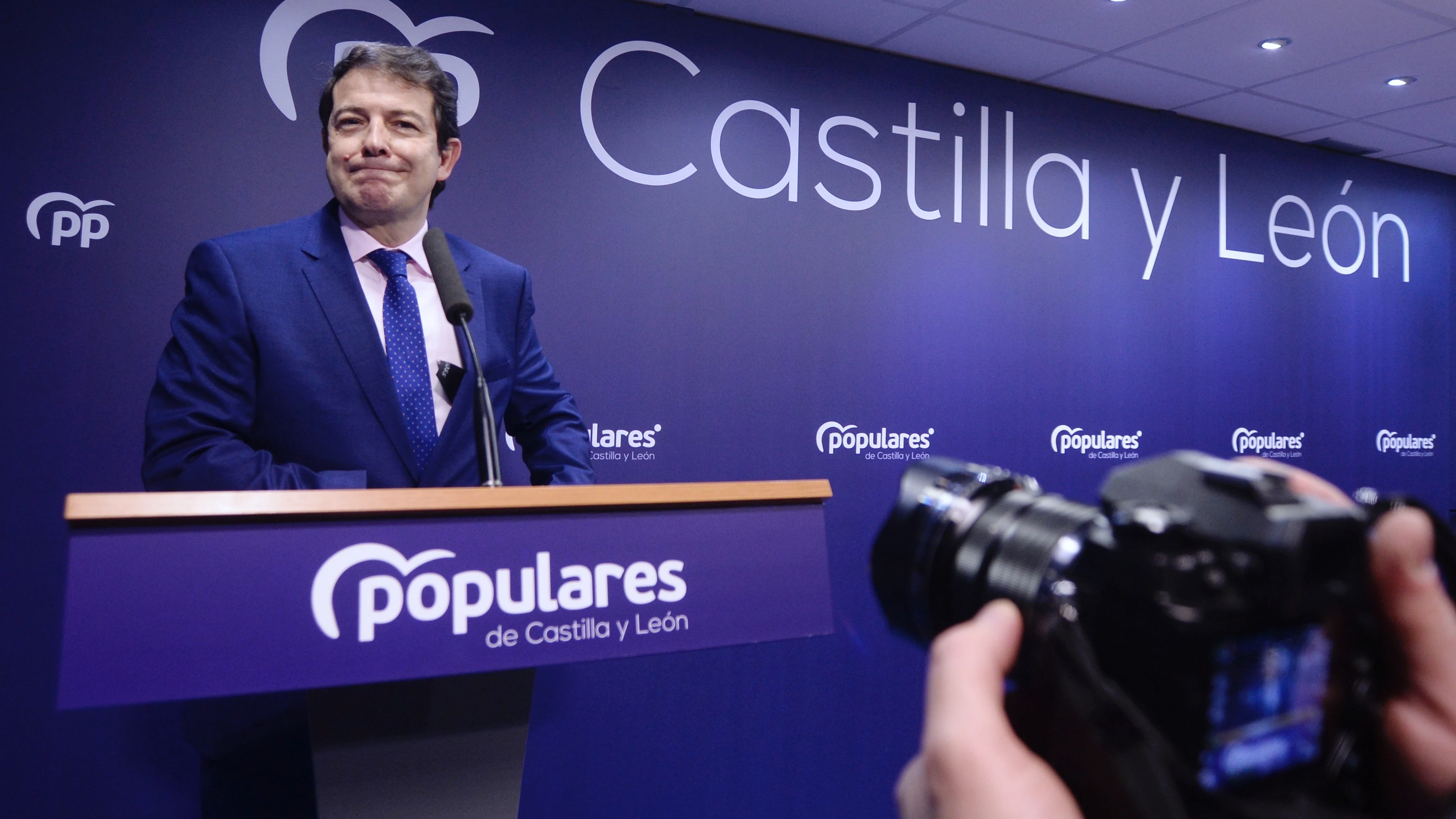 El presidente del PP de Castilla y León, Alfonso Fernández Mañueco