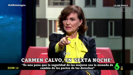 Carmen Calvo en laSexta Noche Carmen Calvo en laSexta Noche