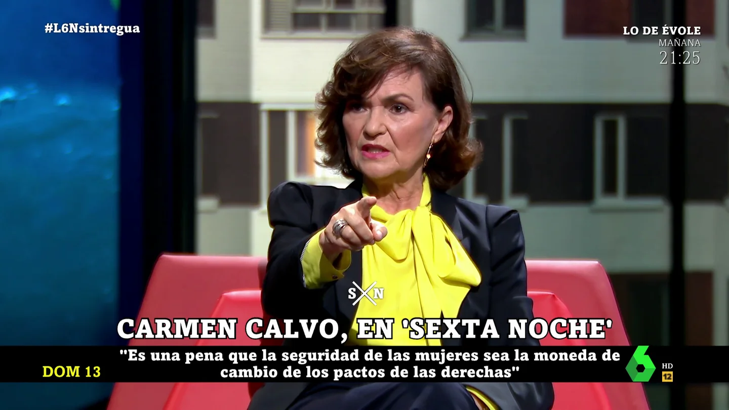Carmen Calvo en laSexta Noche Carmen Calvo en laSexta Noche