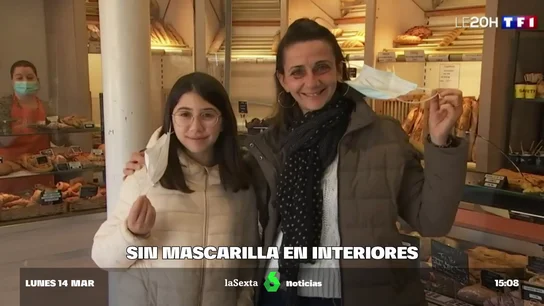 La mascarilla deja de ser obligatoria en interiores en Francia con algunas excepciones "Recuperar la vida normal"