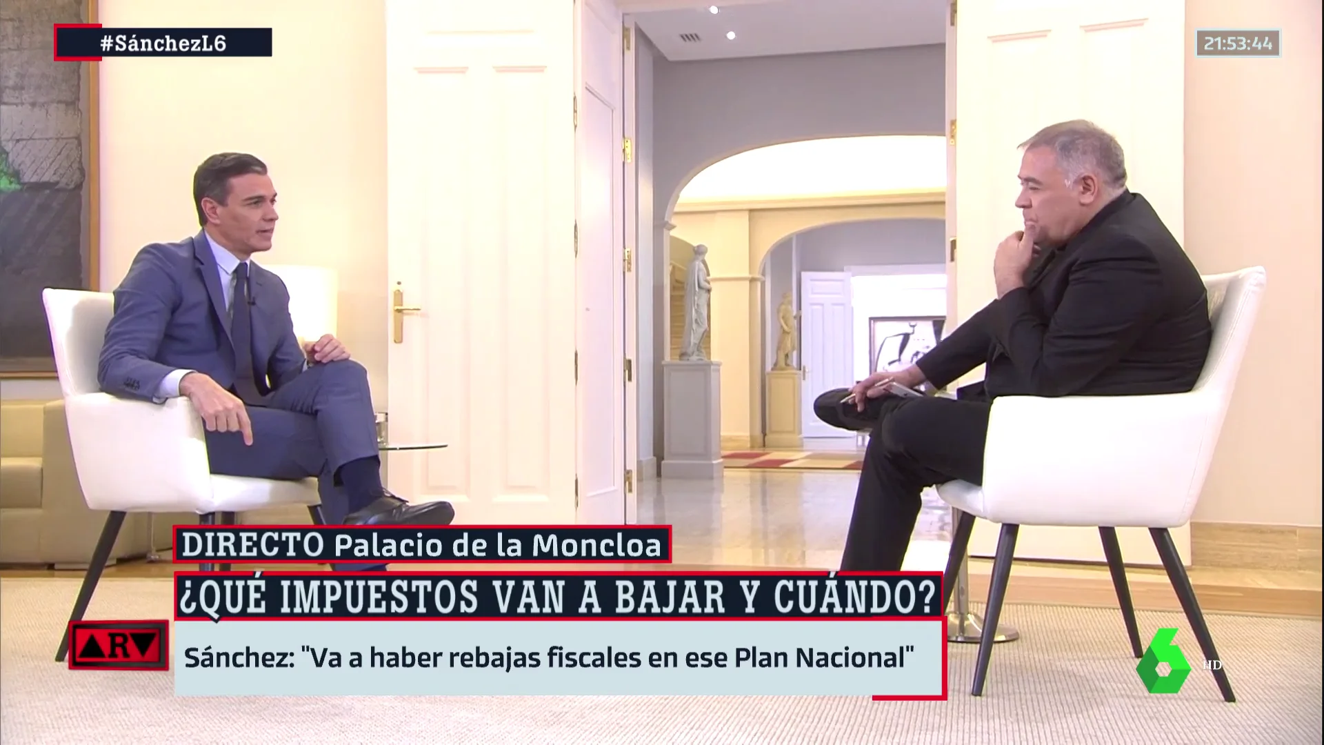 Pedro Sánchez en ARV