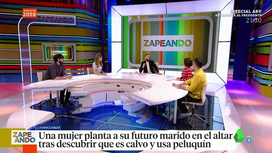 ¿Dejar a la pareja por usar peluquín? Este es el divertido debate entre los zapeadores ¿Dejar a la pareja por usar peluquín? Este es el divertido debate entre los zapeadores