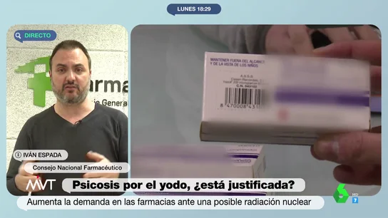 Los farmacéuticos advierten sobre la fiebre del yodo: "A día de hoy, el uso de estas pastillas no está justificado" Los farmacéuticos advierten sobre la fiebre del yodo: "A día de hoy, el uso de estas pastillas no está justificado"