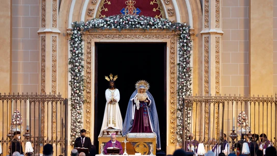 Misa del Alba celebrada al aire libre y restringida a 288 personas por las restricciones de la COVID el 27 de marzo de 2021 Misa del Alba celebrada al aire libre y restringida a 288 personas por las restricciones de la COVID el 27 de marzo de 2021