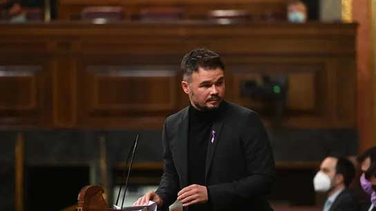El portavoz de ERC en el Congreso, Gabriel Rufián El portavoz de ERC en el Congreso, Gabriel Rufián | EFE