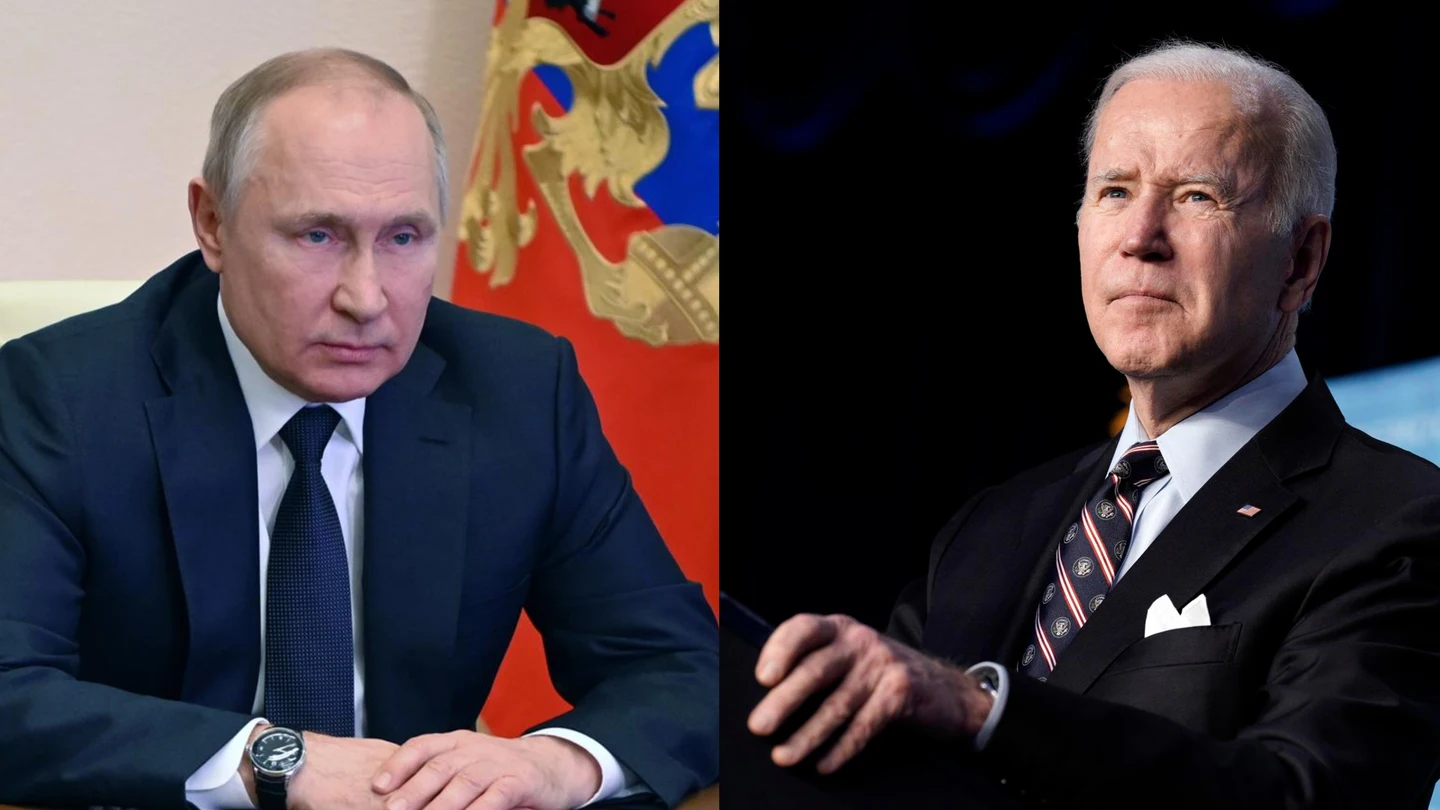 Vladímir Putin y Joe Biden, en sendas fotografías de archivo Vladímir Putin y Joe Biden, en sendas fotografías de archivo