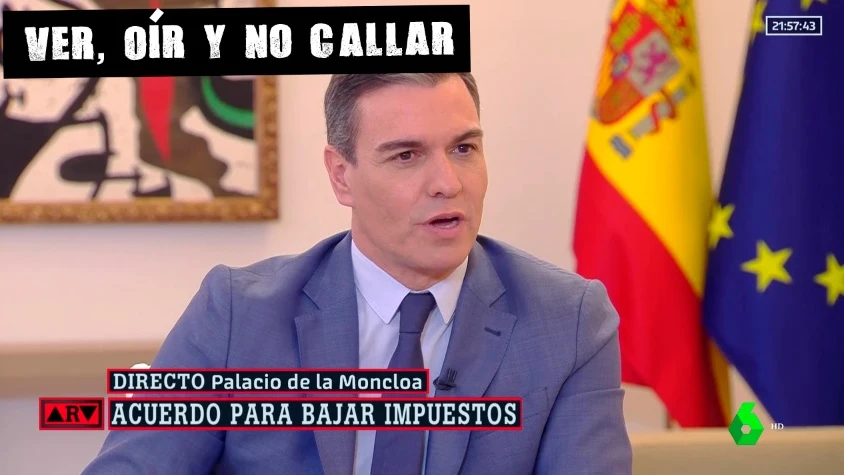 Entrevista a Pedro Sánchez en laSexta