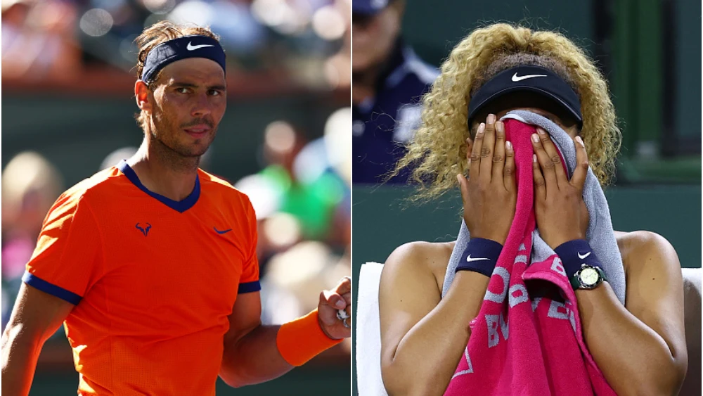 Rafa Nadal y Naomi Osaka