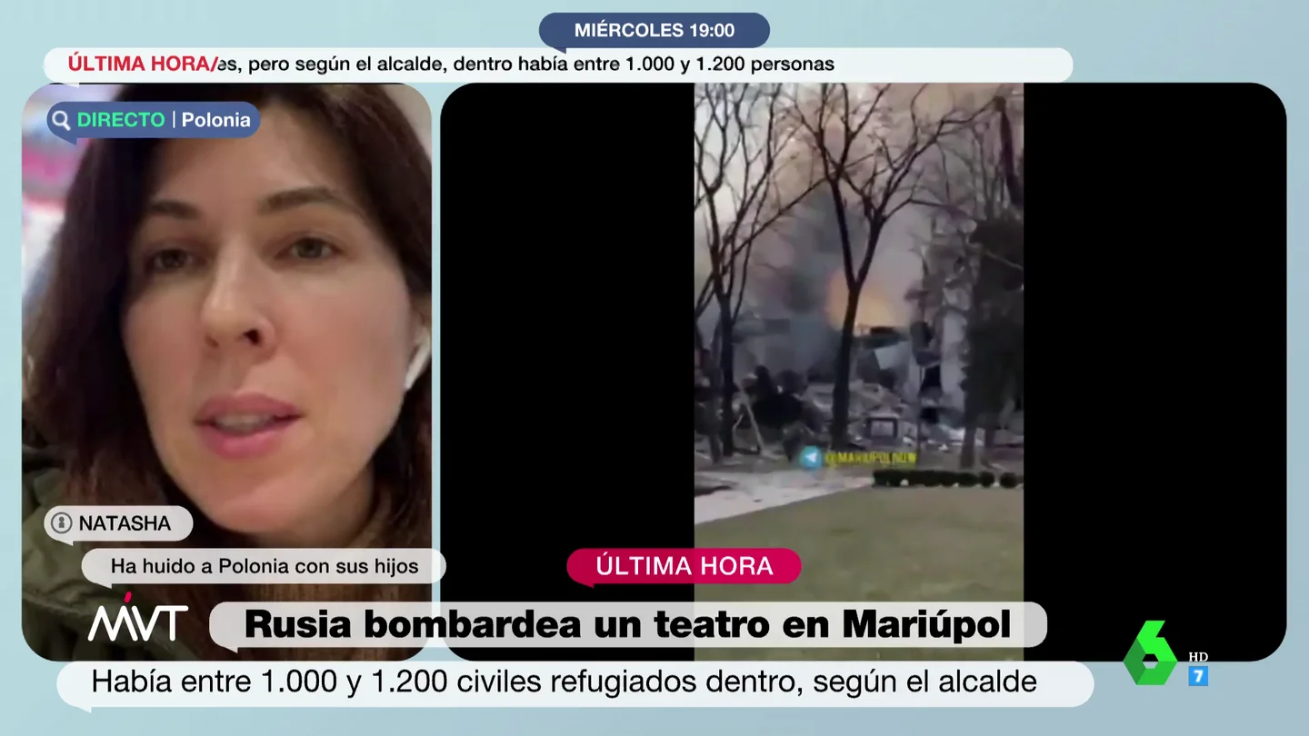 El grito de una refugiada ucraniana contra la invasión rusa: "No es un ejército, son asesinos y terroristas" El grito de una refugiada ucraniana contra la invasión rusa: "No es un ejército, son asesinos y terroristas"