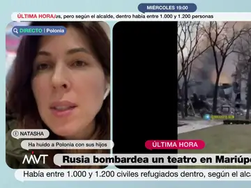 El grito de una refugiada ucraniana contra la invasión rusa: &quot;No es un ejército, son asesinos y terroristas&quot;